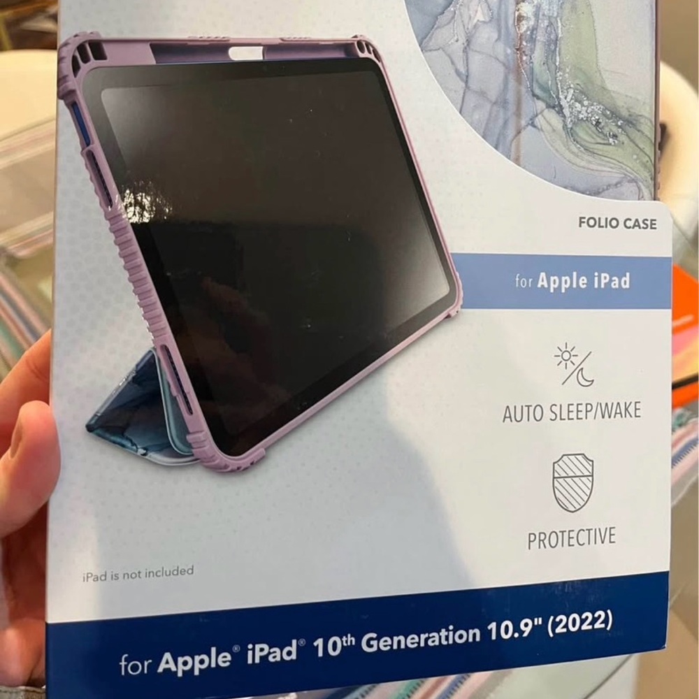 Insignia Purple Folio Case for Apple iPad